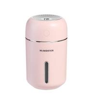 Mini automobilio oro drėkintuvas USB 280 ml ultragarsinis garintuvas difuzorius gaivikliai matomas vandens lygis buitinei technikai white