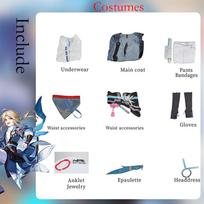 Žvaigždžių Kupolas Geležinkelio Žaidimas Cos Yanqing Cosplay Vyriškas Miha Žaidimas Komiksai COS XXXL žalsvai mėlyna