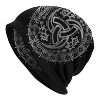 Kepurės Vikingų Unisex Moterims Unisex Odino Ragas Sidabrinės Metalinės Plonos Kepurės Gatvės Kaukolės Kepurės Kepurės One Size