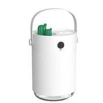 1000 ml oro drėkintuvas gali aptikti drėgmę „Ultrsonic Cool Mist“ aromato difuzorius su spalvinga LED lempute „Cactu Usb Humidificador“ White