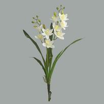 3 Bouquet Artificial Flowers Fake Orchid Artificial Orchid Bouquet for Home Wedding Party Table Office Courtyard Decoration balta