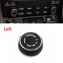 1pcs Volume Knob Black For Macan Plastic Silver 97064292901 #2