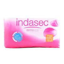 Indasec Dermoseda kompresai Incontinence Maxi 15 vnt pink