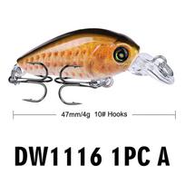 Naujas 10 spalvų 4G Rock Bait 47 mm masalo masalas Rock Little Fatty