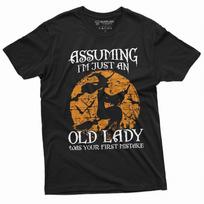 Halloween Funny old lady witch Wo Halloween Funny Costume Unisex T-shirt S