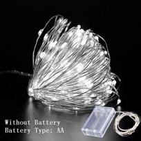 Kalėdiniai papuošalai namams Naujųjų metų girlianda Fairy String Šviesa Kalėdų papuošalams Kalėdų eglutės puošimas 1m(10pcs lights) šilta balta spalva