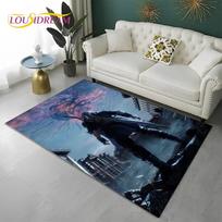 D-Devil May Cry Žaidimai DMC Žaidėjo Kilimas Kilimėlis Namams Svetainei Miegamajam Sofa Durų Kilimėlis Dekoravimas, Vaikų Žaidimų Zonos Kilimas Neslystantis Grindų Kilimėlis 40x60cm gray