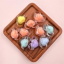 10Pcs Jewelry Making13*17mm Loose Beads Heart Crafts DIY For Necklace Bracelet Pendant įvairiaspalvis
