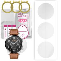 3x apgo Hidrogelio ekrano apsauga Huawei Watch GT 2 46mm, Hidrogelio plėvelė, su pozicionavimo sluoksniu, lengvas montavimas