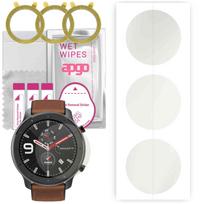 3x apgo MATINIS Hidrogelinis Ekrano Apsauginis Stiklas Amazfit GTR (47 mm), Hidrogelio plėvelė su pozicionavimo sluoksniu, kurį lengva montuoti