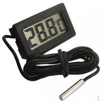 LCD skaitmeninis roplių akvariumo vandens bako šaldytuvo / šaldiklio temperatūros matuoklis