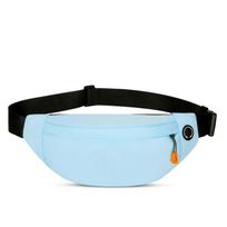 Unisex juosmens krepšys krūtinės krepšys Crossbody Bag Hip Waist Pack diržas piniginė Drobė mėlyna