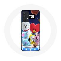 Coque pour Samsung Galaxy A32 5G BTS Bangtan Sonyeondan BT21 Tata Chimmy Cooky Rj Koya Shooky Et Mang