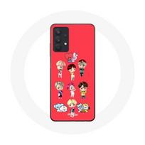 Coque pour Samsung Galaxy A32 5G BTS TinyTAN Animation BT21 Affiche