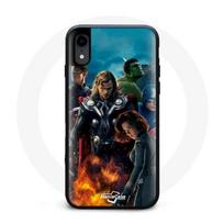 Case - The Avengers - Iphone XR - Soft - Shockproof - Black
