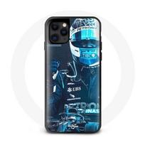 Coque iphone 12 Formule 1 Bleu Valtteri Bottas
