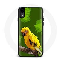 Coque Iphone XS Perruche Jaune