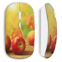 Wireless mouse Apples in autumn