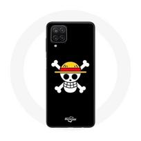 Case - Maniacase - Samsung Galaxy A12 - One Piece Manga - Soft - Black juoda
