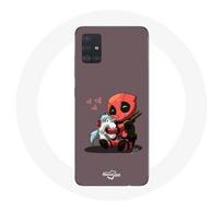 Coque Samsung Galaxy A51 DeadPool Unicorn Licorne