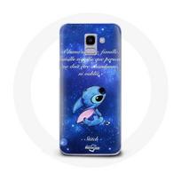 Coque pour Samsung Galaxy A6 2018 Stitch Ohana Citation