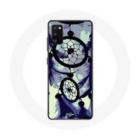Coque pour Samsung Galaxy S20 plus Attrape Rêve violet gris et Noir