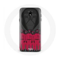 Coque pour Samsung Galaxy j7 2017 Squid Game Affiche masques personnages