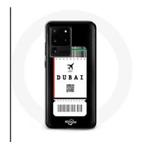 Case - Samsung - Galaxy S20 Ultra - Dubai Flight Ticket - Hard - Synthetic Protection