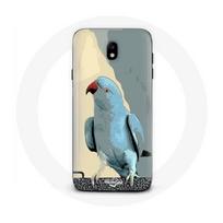 Coque pour samsung galaxy J5 2017 Perruches perroquets Bleu