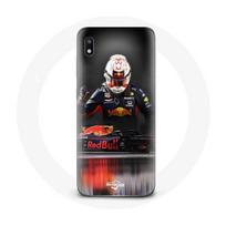 Coque pour Samsung Galaxy A10 Formule 1 Max Verstappen Pilote F1 Red Bull RB15