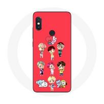 Coque pour Xiaomi Redmi Note 5 AI Dual Camera BTS TinyTAN Animation BT21 Affiche