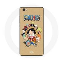 Coque pour Huawei P8 One piece Manga Equipage du Chapeau de Paille