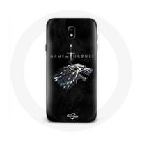 Coque pour Samsung Galaxy J7 2017 Game of Thrones Saison 8 Le Trône de Fer La maison Stark Logo L'hi