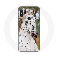 Coque pour Xiaomi Redmi Note 5 Pro Appaloosa Cheval blanc balta