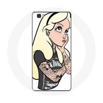 Coque pour Huawei P8 Lite Alice princesse tatouée