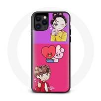 Coque pour Iphone 13 Pro BTS BT21 Cooky Et Tata Bangtan V Et Jungkook Fanart