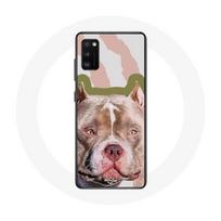 Coque pour Oppo A16 Chien de Pitbull marron