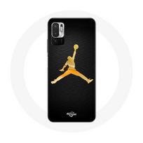 Case - Xiaomi - Redmi Note 10 5G - Yellow - Michael Jordan Logo - Flexible geltona