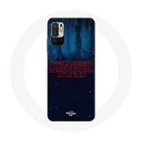 Case - Stranger Things - Xiaomi Redmi Note 10 5G - Logo - Soft - Phone protection mėlyna
