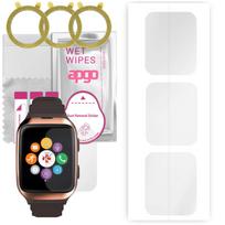 3x apgo Hydrogel Screen Protector for MyKronoz ZeSplash 2, Hydrogel Film, with positioning layer easy installation