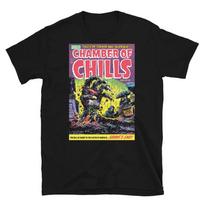 Chamber Of Chills Magazine Cover No 24 July 1954 Black Unisex T-Shirt S