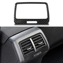 Anglies pluošto automobilio galinio oro kondicionieriaus ventiliacijos dangtelio apdailos lipdukas skirtas Volkswagen Vw Golf 7 Gti Mk7 2014- gray