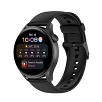 Silikoninis dirželis Pastorintas Mada Sportinis laikrodžio apyrankė Apyrankė Suderinama su Huawei Watch3 Pro black