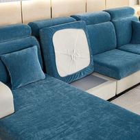 Nauji stori elastingi sofos pagalvėlių užvalkalai Svetainės fotelis Kampinė sofa Šenilo pagalvėlės Sėdynės užvalkalas Slydimas sofos užvalkalai Normal Size (S)-1pc