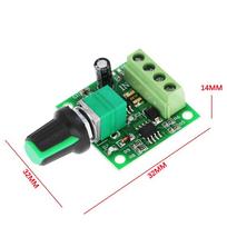 1.8V 3V 5V 6V 12V 2A Pwm nuolatinės srovės variklio greičio reguliatoriaus reguliatoriaus jungiklis 1803Bk One Size
