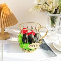 Coffee Pod Holder Capsule Storage Basket Cage Durable Iron auksas