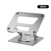 LS652 Laptop Stand Aluminium Alloy Foldable Tablet Rotale Stand Macbook Laptop Portable Fold Holder Cooling Bracket Support * Silver gray