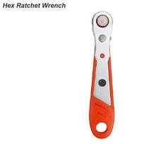 Mini Ratchet Wrench Screwdriver 1/4 Hex Adjustable Quick Release Socket Handle Repair Hand Tool For Car Repair Close Quarters Ratchet Driver