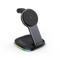Magnetic 3-in-1 Wireless Charger 15W Fast Charging Foldable for iPhone 13 14 15 Pro Max Apple iWatch Airpods Charger juoda