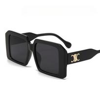 Large Frame Sunglasses Female Tide UV Protection Korean Fashion Personality Box Arc De Triomphe Sunglasses.